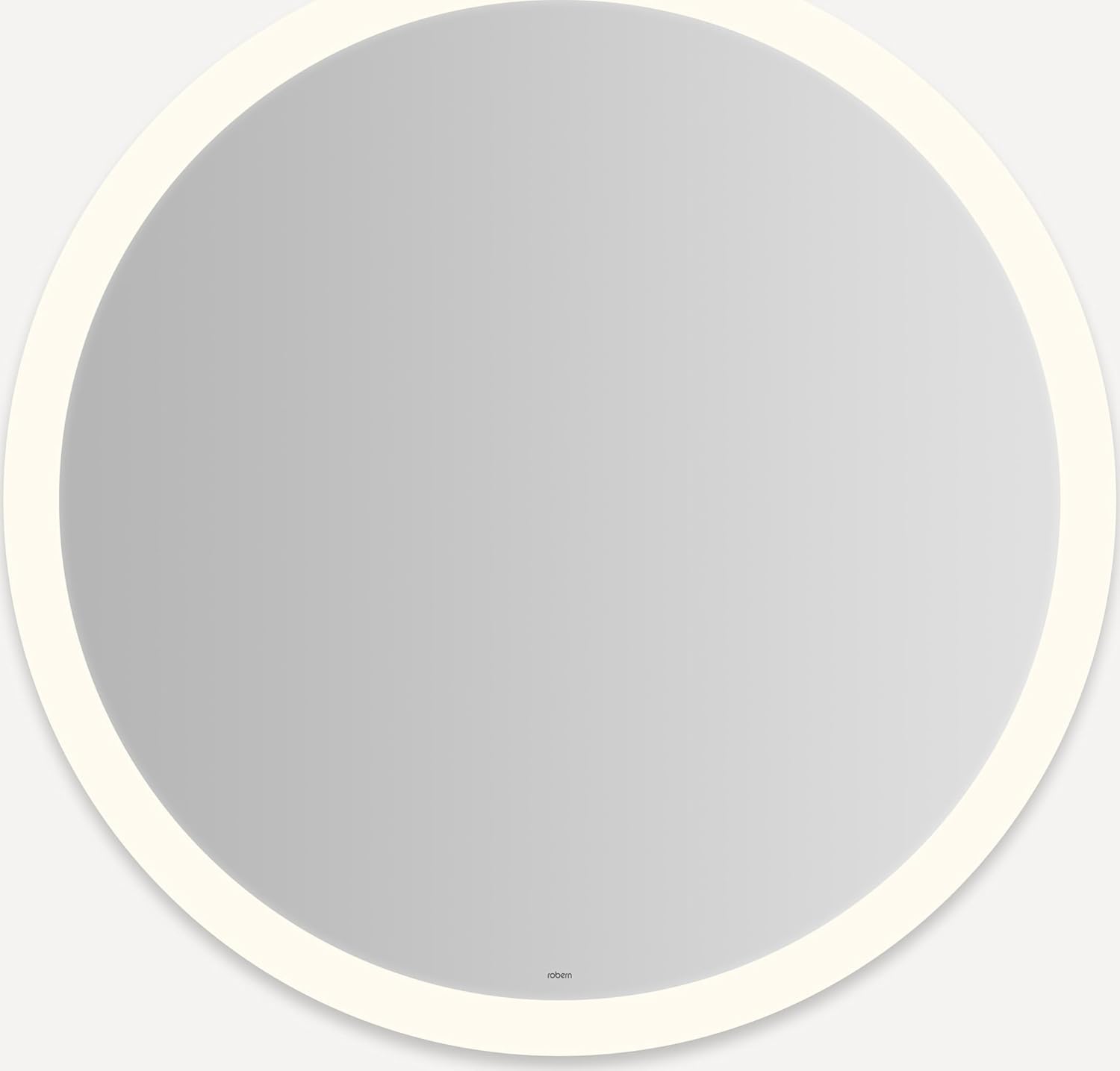 Robern YM0040CPFPD3 Vitality 40 inch Circle Lighted Mirror with 2700K Temperature Perimeter Light Pattern Vitality 40 inch Circle Lighted Mirror