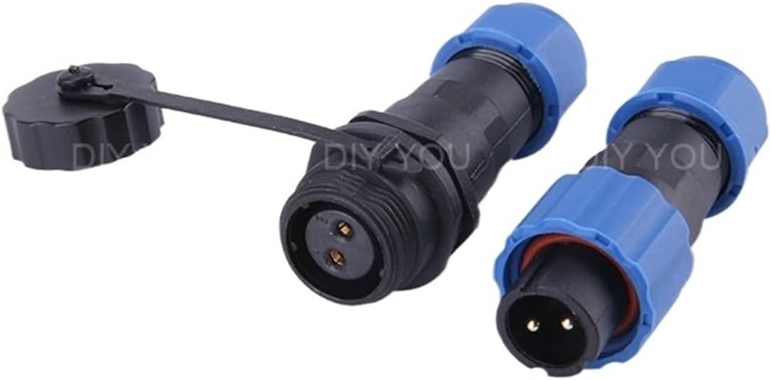 SP13 IP68 Waterproof and Socket 1/2/3/4/5/6/7/9P Docking Station Aviation Connector Panel mounting Wire and Cable Connector Aviation(SP13-9D)