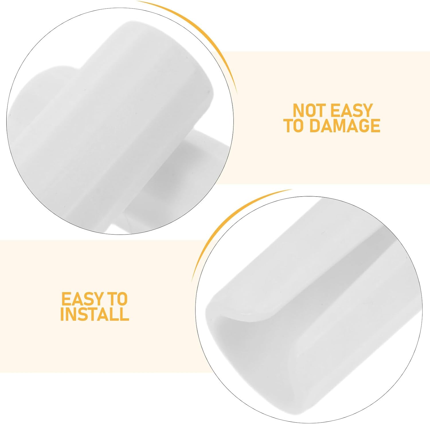 Alipis 50pcs Non-Slip Bed Sheet Clips Mattress Corner Holders White Sheet Fasteners Grippers Secure for Home Bedding