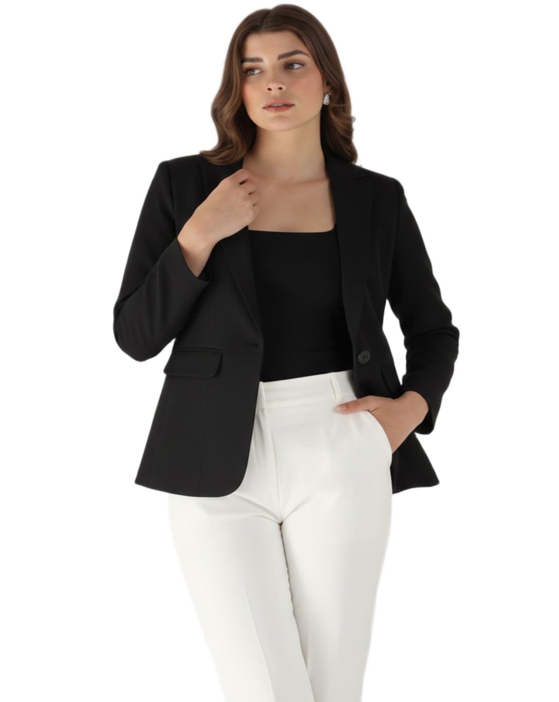 Women's Blazer | Stylish Formal Casual Office Coat for Girl's and Ladies|Black Blazer for Women
