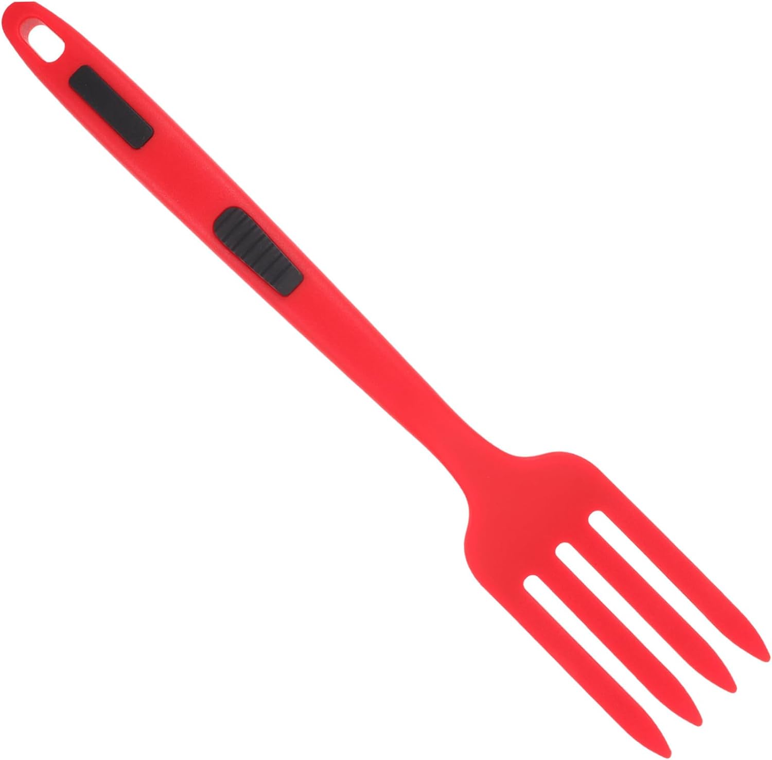 Silicone Noodle Cooking Fork for Pasta, Nonstick Large Kitchen Tool
