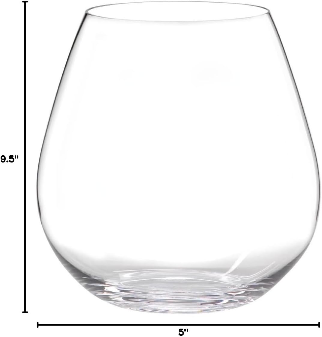 Riedel O Stemless Pinot/Nebbiolo Wine Glass, Set of 4