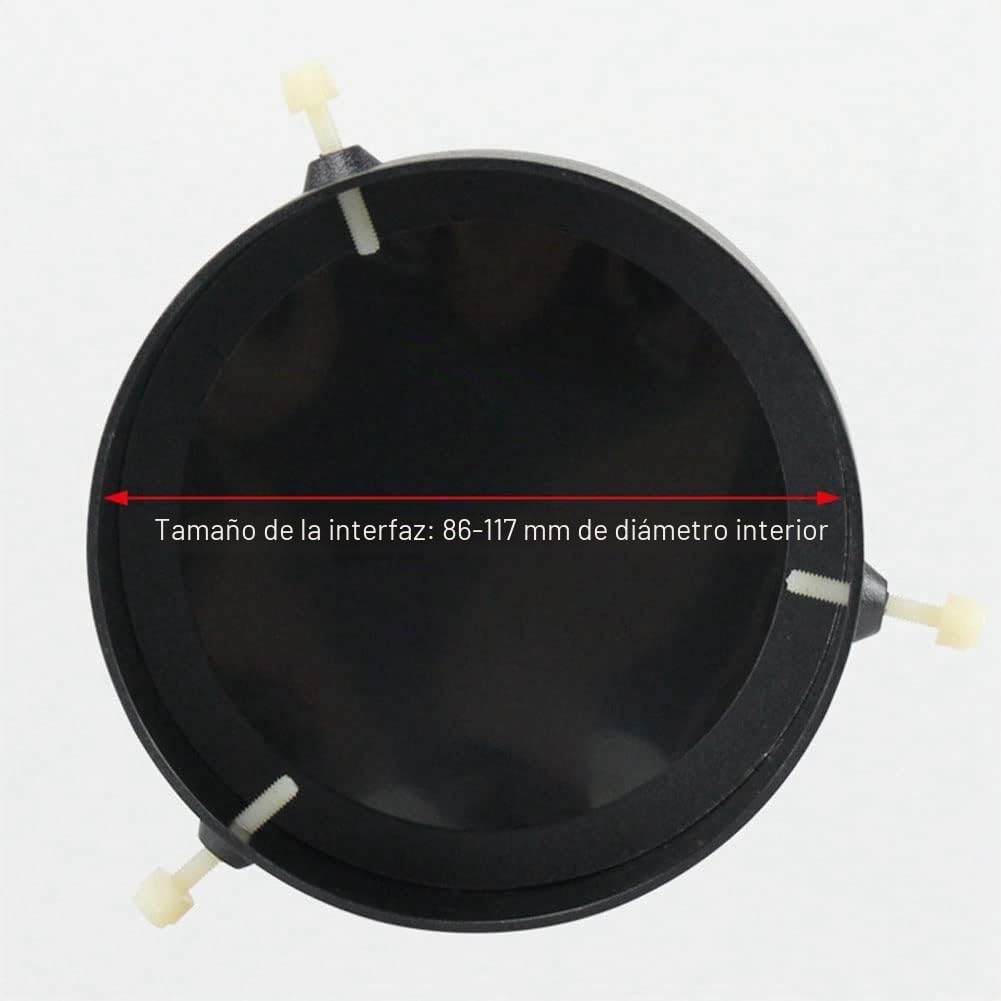 Filtro de Cubierta de Lente de Película Solar Regulable 86-117Mm y Accesorios de Telescopio Astronómico Película Solar
