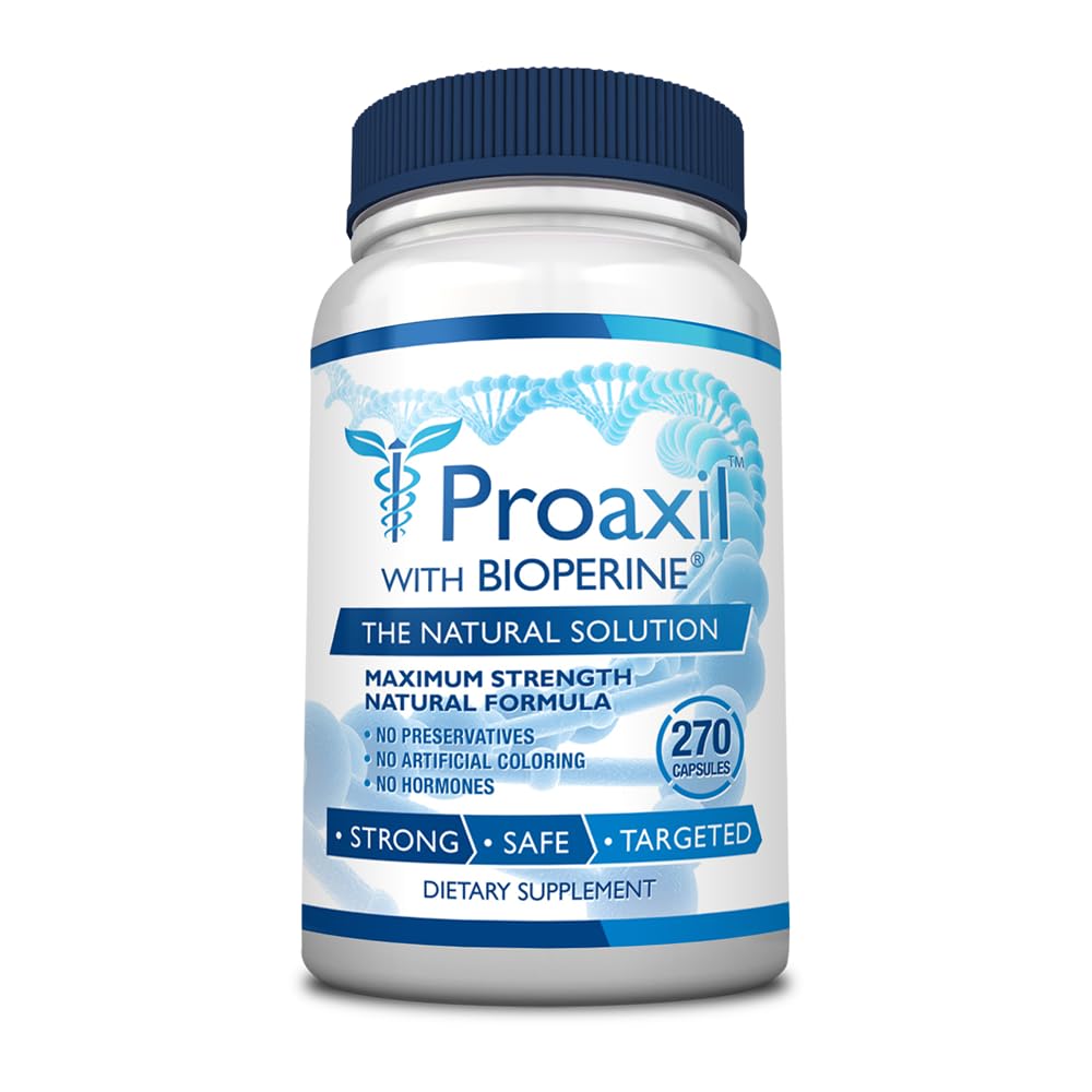 Consumer Health® Proaxil - 270 Capsules - Support Prostate Health and Performance - Zinc, Saw Palmetto, Bioperine®, and Beta Sitosterol - All Natural,