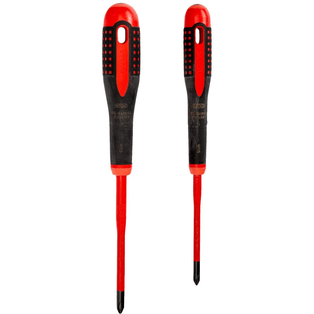 Jeu de 2 tournevis isolés Ergo PH1 PH2 pour électricien