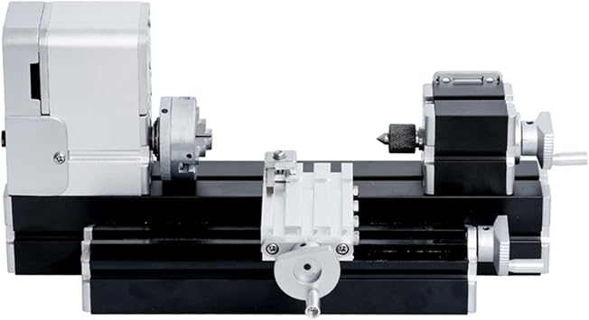 ZR All-Metal Miniature Lathe 36W 20000rpm Didactical Mini Metal Lathe Machine for Hobbyist Woodworking Craft