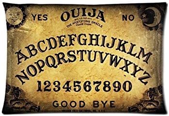 Futefew Soft Pillow Case Cover Decorative Sofa Throw Pillow 2030 Inch (Twin sides)Zippered Pillowcase Dangerous Magical Game Ouija Board Pattern Popular Design Great Gift For Valentine's Day
