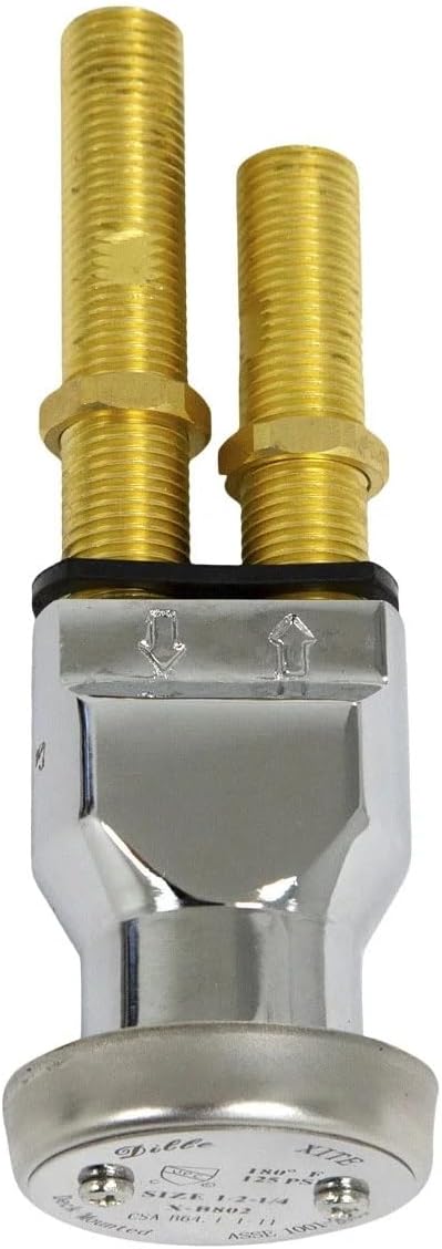 Buy-Rite Vacuum Breaker Kit for Shampoo Bowls – UPC Approved, Compatible with Most Salon Sinks, 3/8" Hose, Receiver Plate with Holes, 125 PSI, OD-VACBREAKER-KIT
