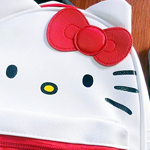 Heegungs Cute Cat Backpack Cartoon Little Cat Backpack Lightweight Everything Trendy Women Backpack… (White Cat) #TOP5