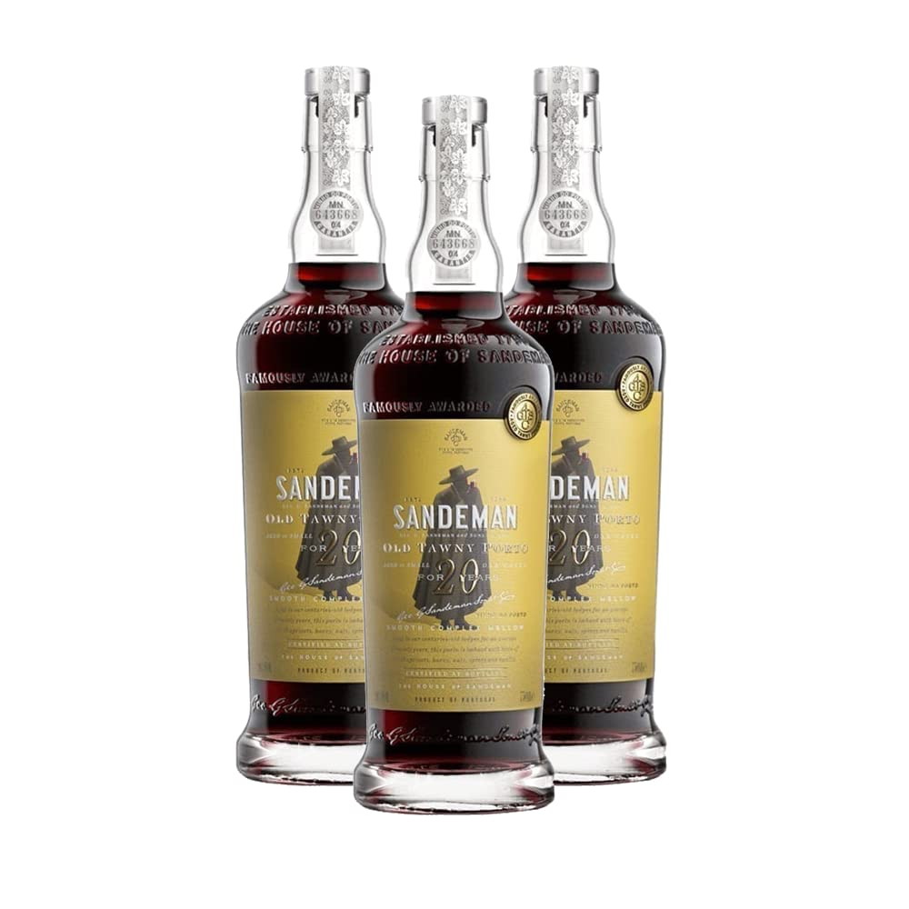 Sandeman 20 ans - Vin de Porto - Lot de 3