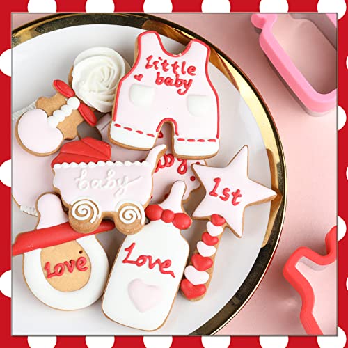 Baby Shower Cookie Cutters 8 Pcs Baby Cookie Cutters With Grips Medium Size Etersion #TOP1