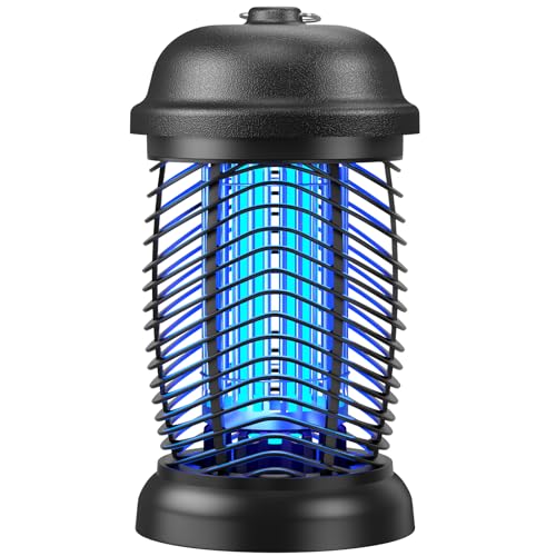 Upgraded Bug Zapper Outdoor 4200V Mosquito Zapper High Powered Less Energy Used Bug Zapper for Backyard Patio Camping Indoor