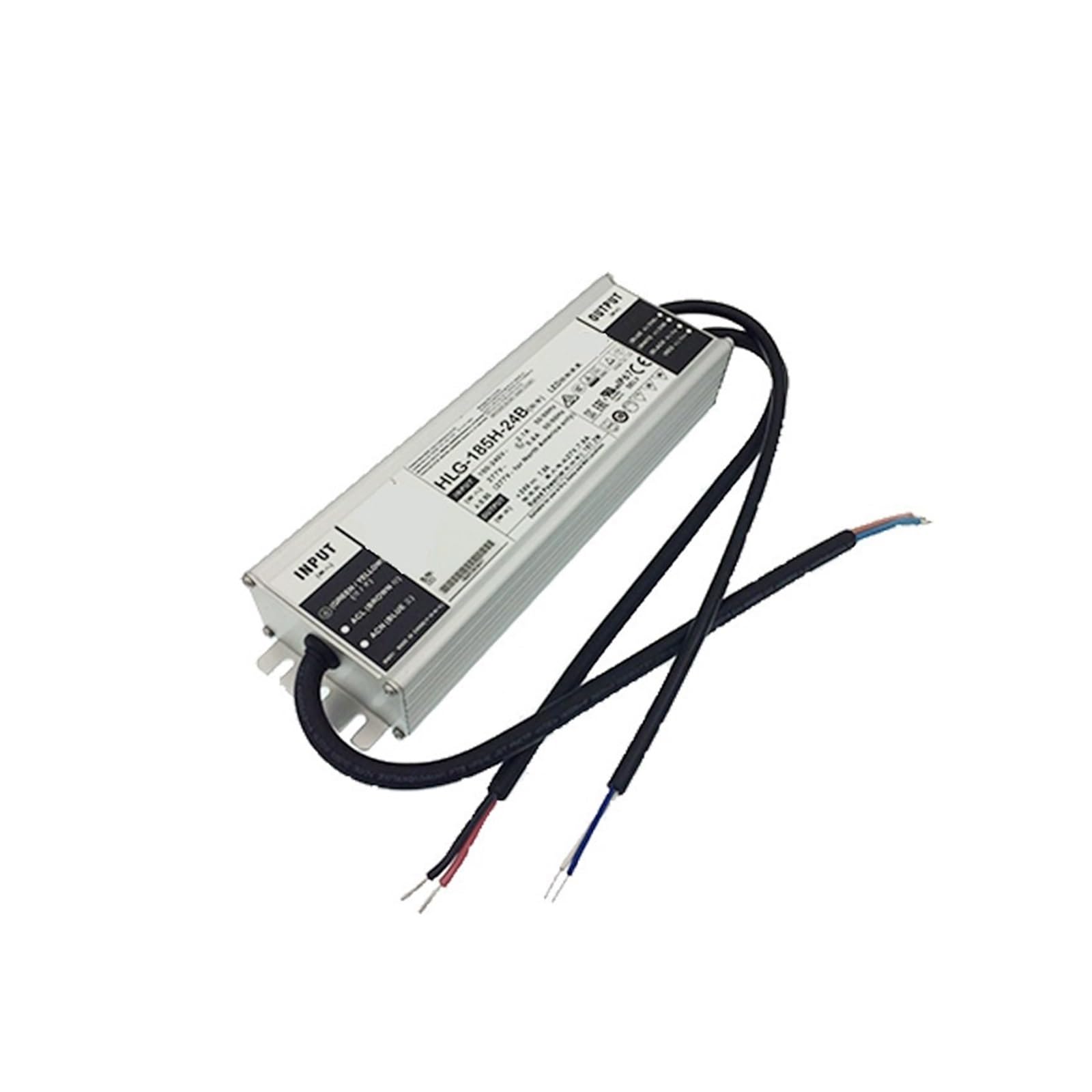 Alimentation LED 185W PFC avec double régulation stable pour lampadaires