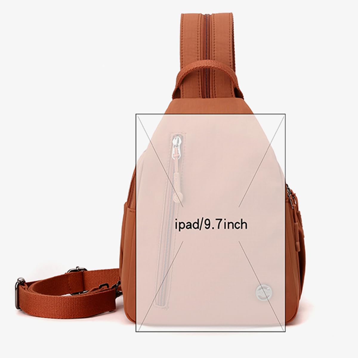 Small Nylon Backpack For Women Casual Simple 11.4 Inch Lightweight Resistant Dual Use Mini Travel Daypack - Image 3