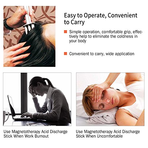 Emotion Code Magnets, 3 Forks Acid Discharge Point Magnetic For Massage(01) #TOP5