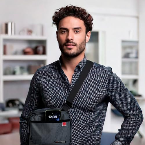 Miniatura 8 de Bolsa Térmica Porta Alimentos 4,2 L - Set Bolsa Térmica Con 2 Taper Para Comida Hermético De 0.6l Y 0.8l, Lunch Box De Paredes Extra-Gruesas Con Efecto Nevera, Loncheras De Trabajo, Camping, Gris