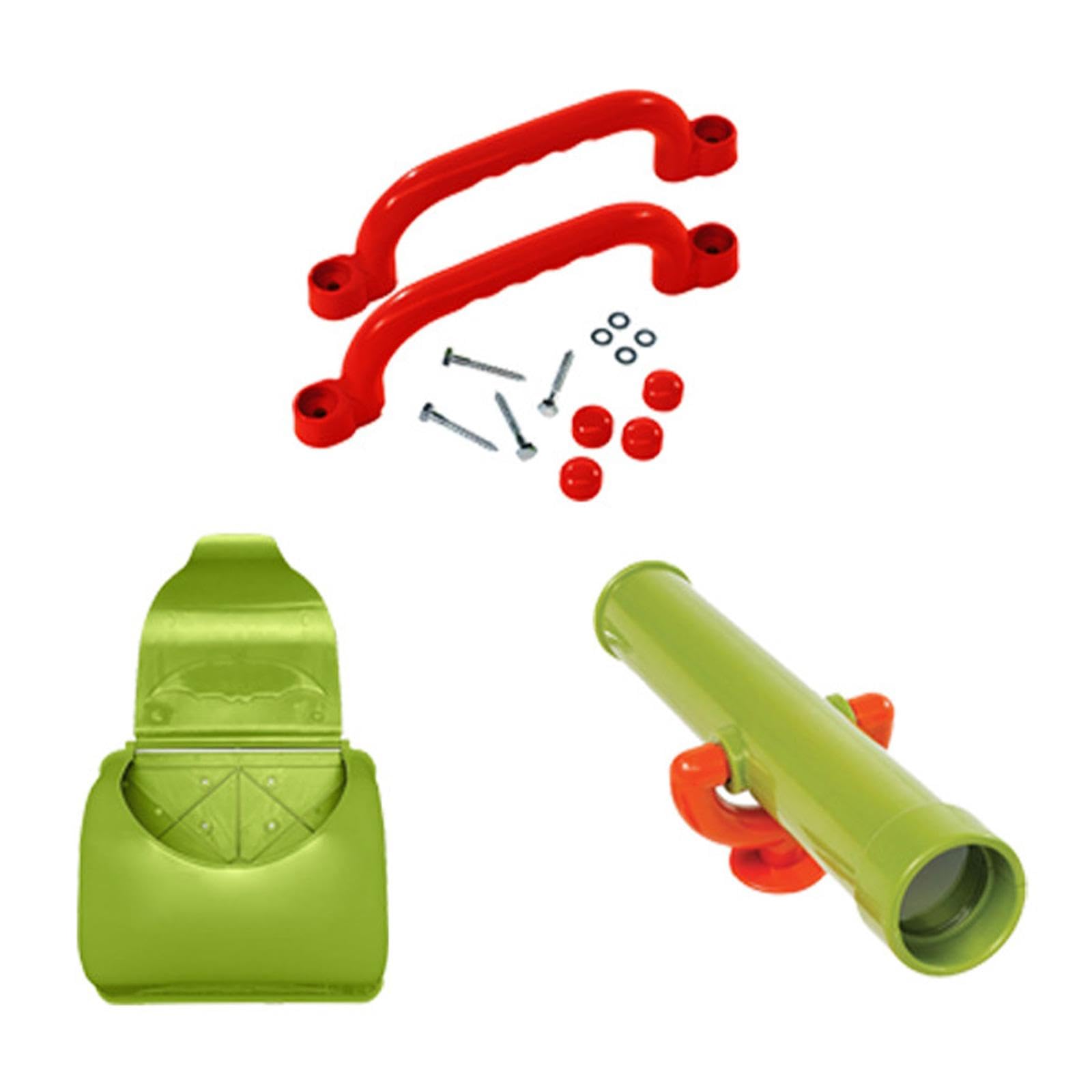 Kinderspielzeug, Outdoor Ausrüstung, Briefkasten Und Teleskop, Schaukel, für Interaktives Lernen, Grün