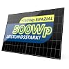 Solar Panel 500 W Bifacial Glass Module with 2 mm Glass State-of-the-Art N-type Technology Expansion Module for Your Mini Solar System