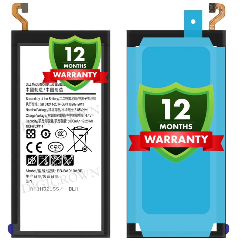 Image of Original EB-BA910ABE Battery Compatible for Samsung Galaxy A9 Pro (2016) (SM-A910F) - (5000mAh) - 1 Year Warranty DF7