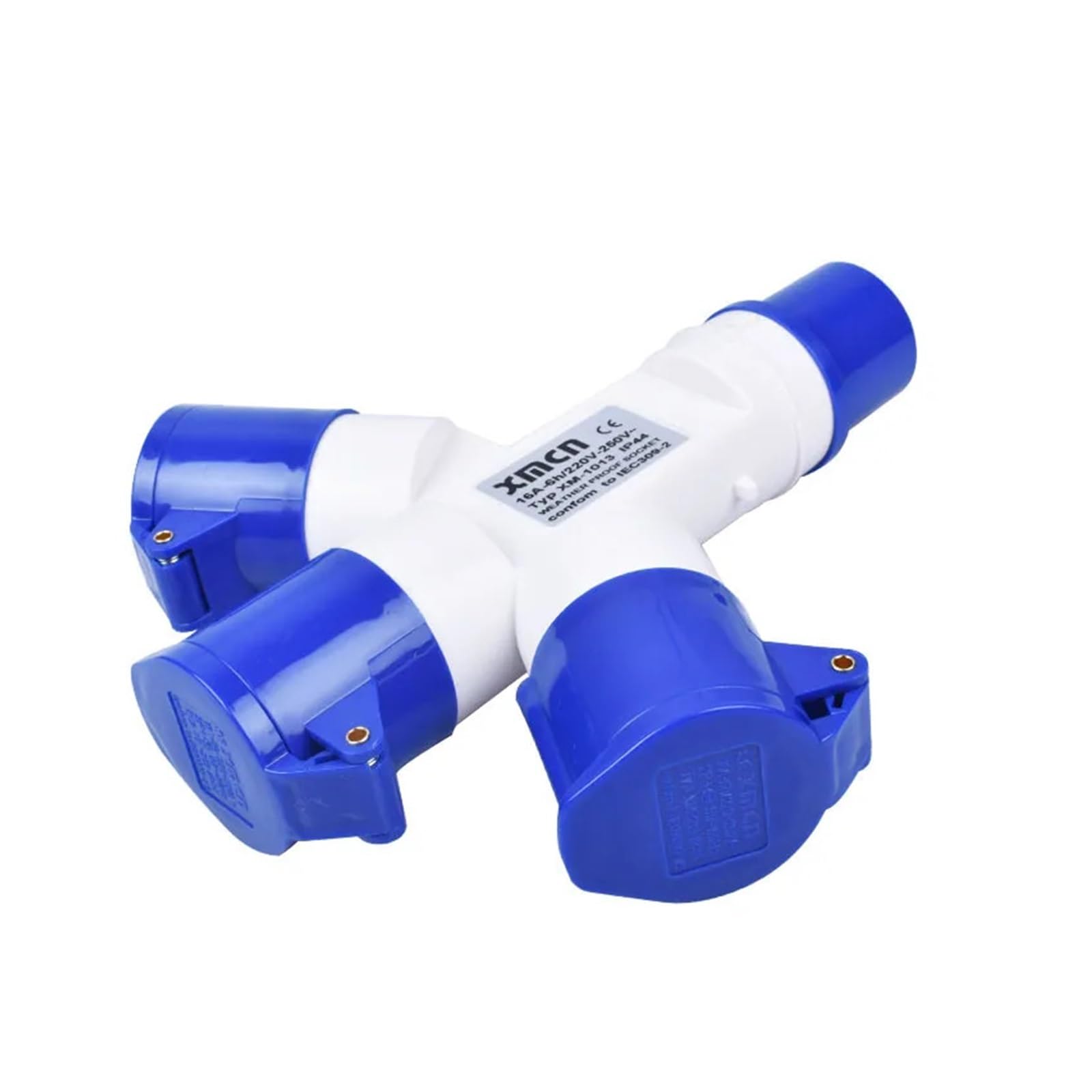 Enchufe industrial impermeable y a prueba de polvo, 1 entrada, 3 IP44 3P/4P/5P, enchufe de tres vías 220V 380V enchufe de tres vías (3P 32A)