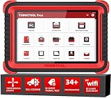 thinkcar Thinktool Pros OBD2 Diagnosegerät OE-Level Alle System Scanner mit ECU Codierung,Bidirektionaler Steuerung, Diagnosegerät Auto mit 31+Reset Service, Auto diagnose scan tool für alle fahrzeuge