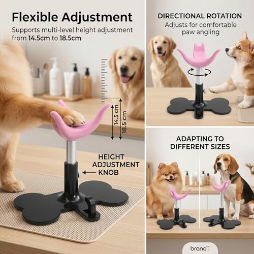 Support de toilettage pour chiens réglable pour stopper le stress des soins