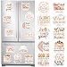Dazoratix Inspirational Bible Refrigerator Magnets - 12 Pcs Boho Christian Fridge Magnet Motivational Religious Jesus Verse Scripture Locker Accessories for Girls Home Kitchen Locker Decor