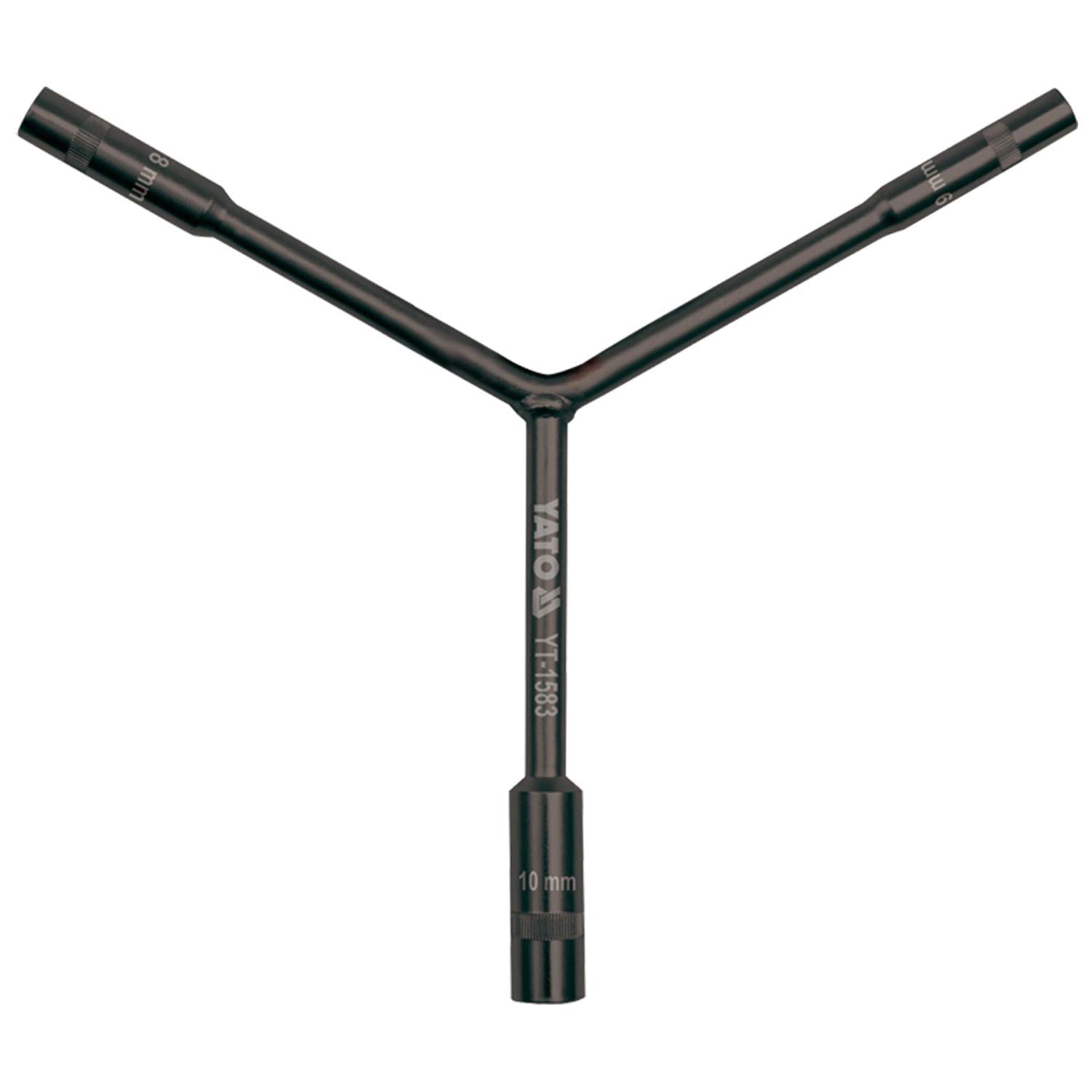 Yato YT-1584 Y Type Socket Wrench 8/10/12mm |Hand Tools|Spanner|Y Type Spanner|Open end Spanner|Automobile tools|Mechanical Tools|Industrial Tools (B08M9TFDFV) Amazon Price History, Amazon Price Tracker