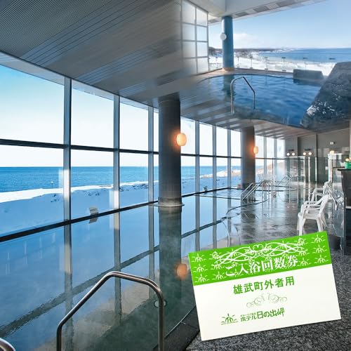 雄武町観光開発 「ホテル日の出岬」 日帰り入浴券 (11枚綴) 日の出岬 温泉 露天風呂 旅行 観光 北海道 雄武町[06108]