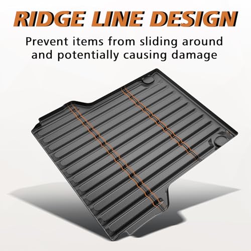 Image of TripleAliners Truck Mat Compatible with 2022-2026 Ford Maverick Hybrid & Gas 4.5FT Accessories, Truck Bed Mat Heavy Duty Custom Fit All Weather Protection TPE Pickup Liner