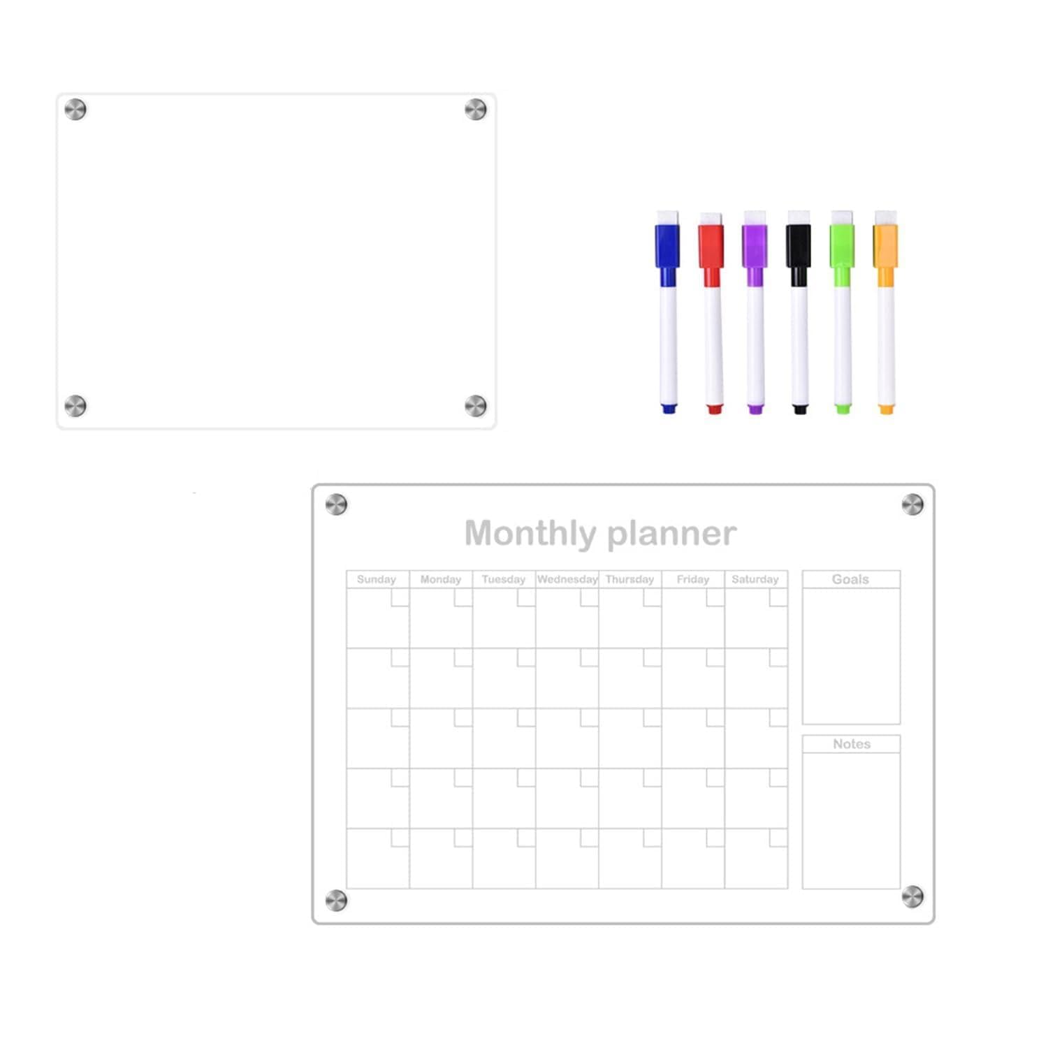 Planificateur hebdomadaire magnétique pour organiser les repas de famille sur le frigo