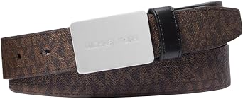 Michael Kors Mens 31mm MK Plaque Belt