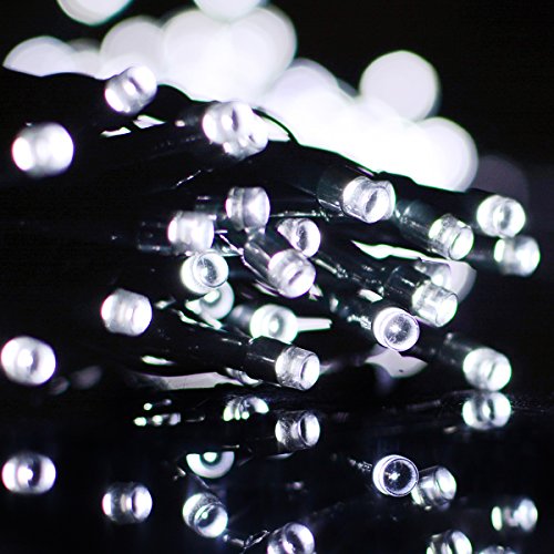 Komoon Battery Operated String Lights 72 Ft 200 Led Christmas Decorative Fairy Lights For Garden Patio Lawn Curtain Xmas Tree Party Holiday Wedding (White) #TOP2
