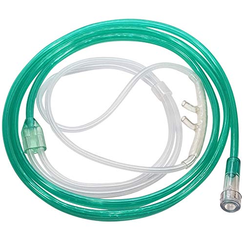 1pk Westmed #0554 Adult High Flow Comfort Soft Plus Cannula with 4' Emerald Green Kink Resistant Tubing