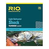 Rio Fishing Products Light Fluorocarbon Saltwater Shock Leader, 10ft 25lb, 2 Pack