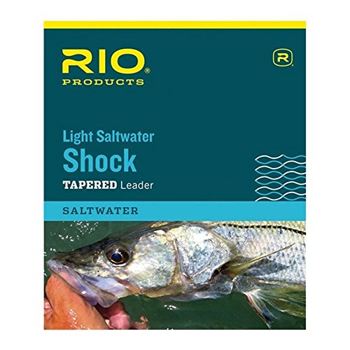 Rio Fishing Products Light Fluorocarbon Saltwater Shock Leader, 10Ft 15Lb, 2 Pack #TOP28
