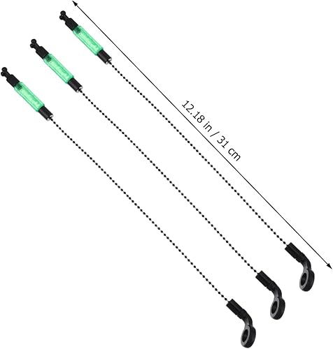 Miniatura 8 de Toddmomy Alarma de pesca Accesorios de pesca Indicador de mordedura de carpa Alarma de pesca de hierro Percha de alarma de pesca Suministros de