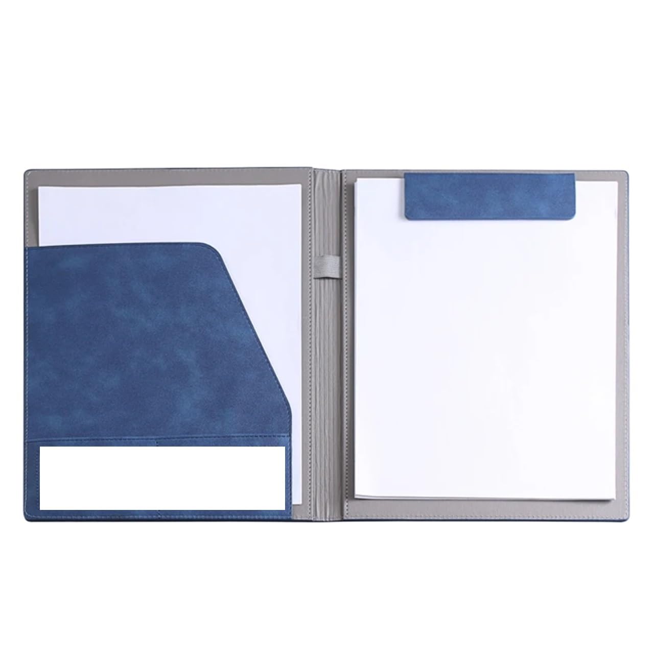 Klemmbretter 2 Stück Zwischenablage, magnetisch, A4, multifunktionaler Zwischenablage-Ordner, Geschäftskonferenz, Besprechung, Dokumentenhalter(BLue)