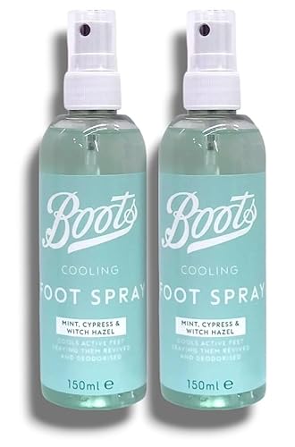 2× Bōots | Cooling - Foot Spray | With Mint, Witch Hazel & Cypress | 150mL Each [TWIN PACK]