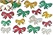 Baker Ross Glitter Bow Aufkleber (Packung mit 100 Stück), Kinder zum Entwerfen und Dekorieren, ideal für Schulen, Basteln zu Hause, Bastelgruppen, Sammelalbum, Karten und Collagen