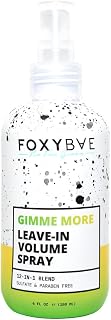 FoxyBae Leave In Volumizer Hair Spray - with Biotin - Adds Volume & Texture, Thickens, Lifts Roots - Bae Area Bounce Gimme More - 6 Fl Oz