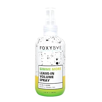 FoxyBae Leave In Volumizer Hair Spray - with Biotin - Adds Volume & Texture, Thickens, Lifts Roots - Bae Area Bounce Gimme More - 6 Fl Oz