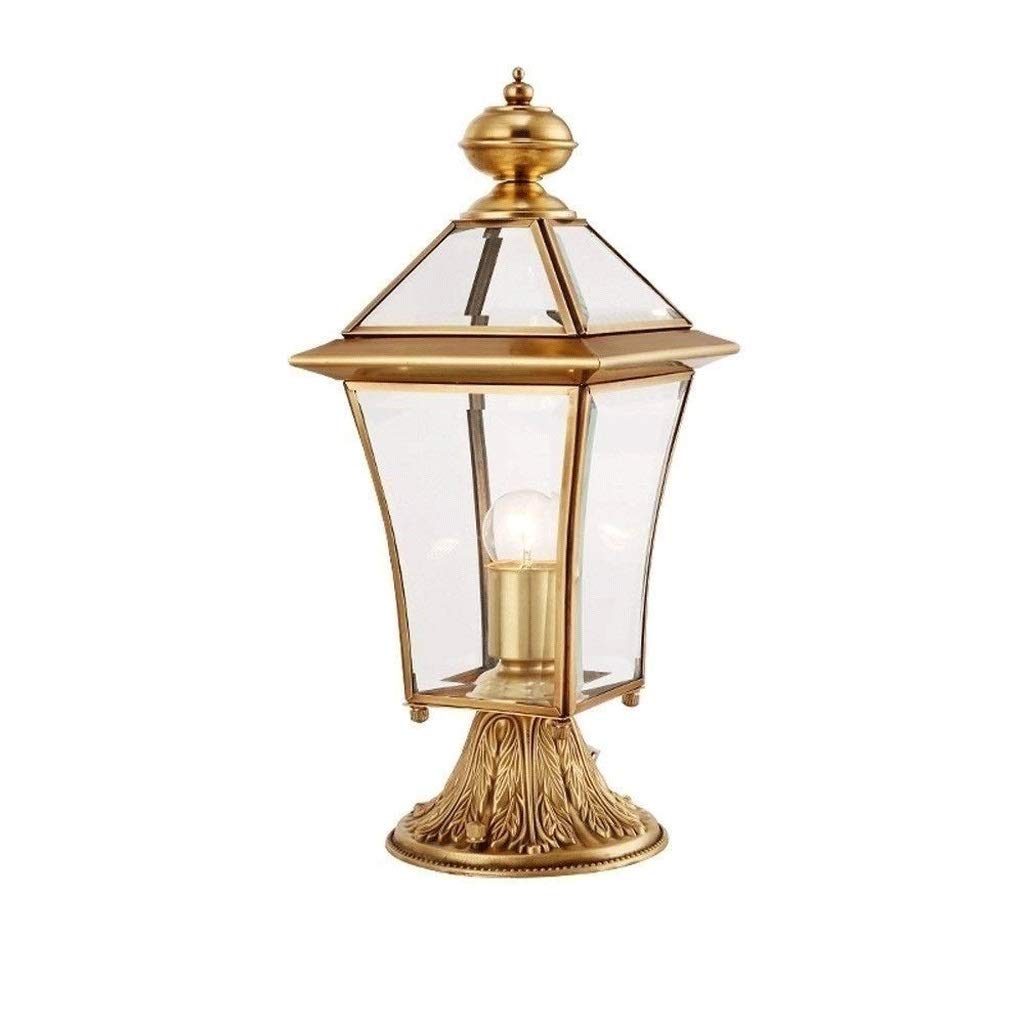 Lampe de colonne de jardin rétro pour illuminer vos soirées en extérieur