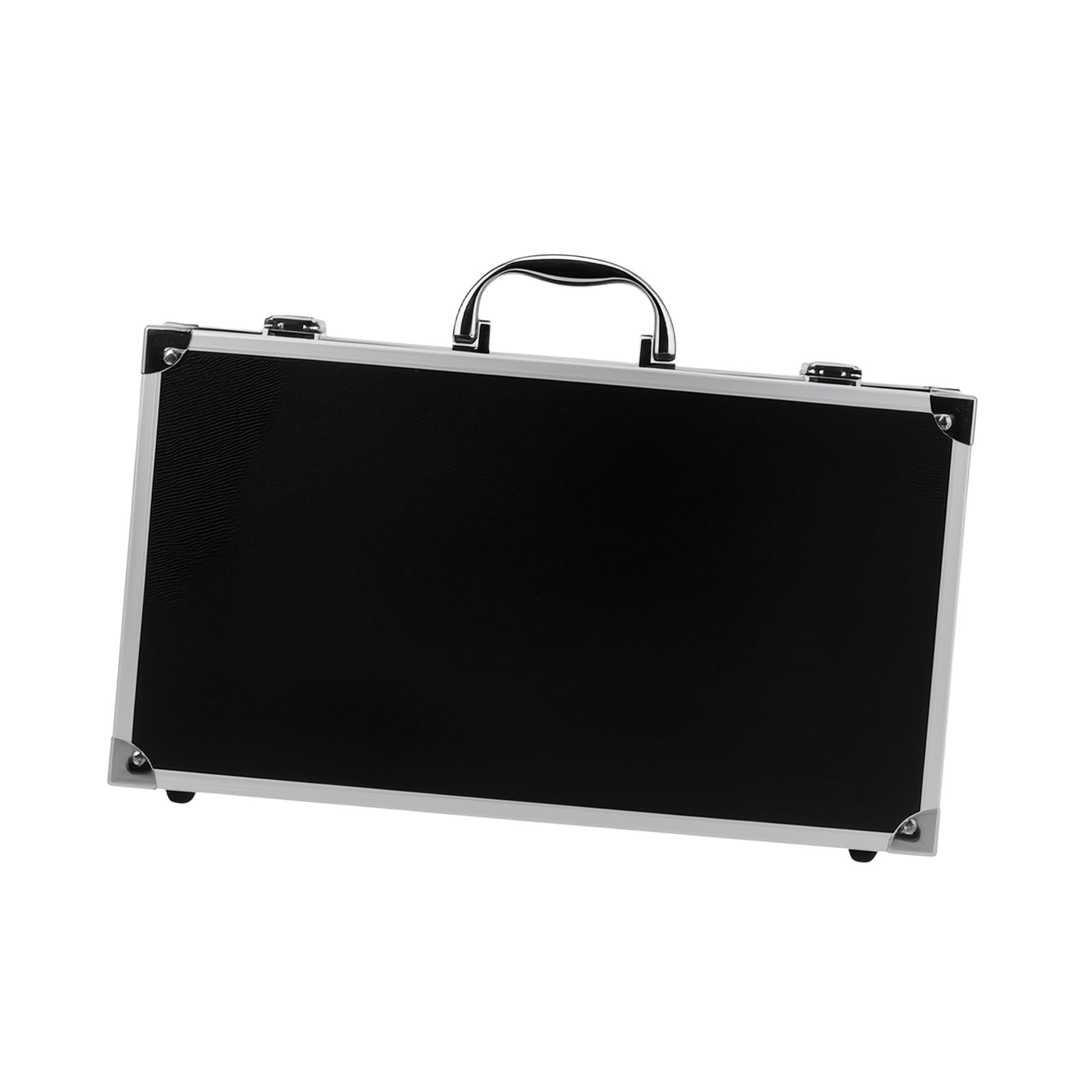 Boîte à Outils Multifonction Grosse Capacité en Alliage D'aluminium, Noire