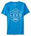 Aeropostale Men's Aero Diamond Logo Graphic T Shirt S Mexicali Blue