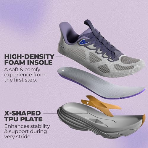 Women's Slip On Walking Shoes Hands-Free Cushion Running Tennis Non-Slip Comfortable Gym Workout Athletic Breathable Fashion Sneakers SwiftLite - Image 5