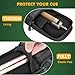 PEKREWS Pool Cue Case, Soft Pool Stick Case 1x1 Holds 1 Butt and 1 Shaft with Queue Zipper Pocket, Sturdy Polyester Billiard Cue Bag with Shoulder Strap Handle, Billiard Stick Bag for Men and Women
