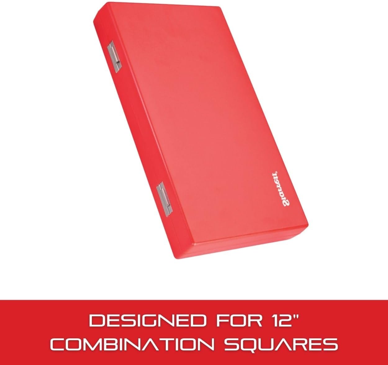 Starrett Plastic Case with Foam Insert - Durable Protection - Secure Storage for 12"/300mm Combination Square Sets - PT44055