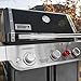 Weber Genesis E-325 Liquid Propane Gas Grill for Outdoor Cooking, 3 Burners, Black – Porcelain-Enameled, Cast-Iron Grates, PureBlu Burners & Sear Zone