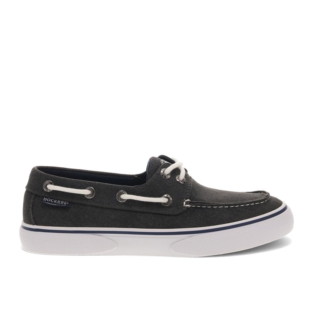 DOCKERS Scarpe da barca Rowe Uomo, nero, 38-39 EU